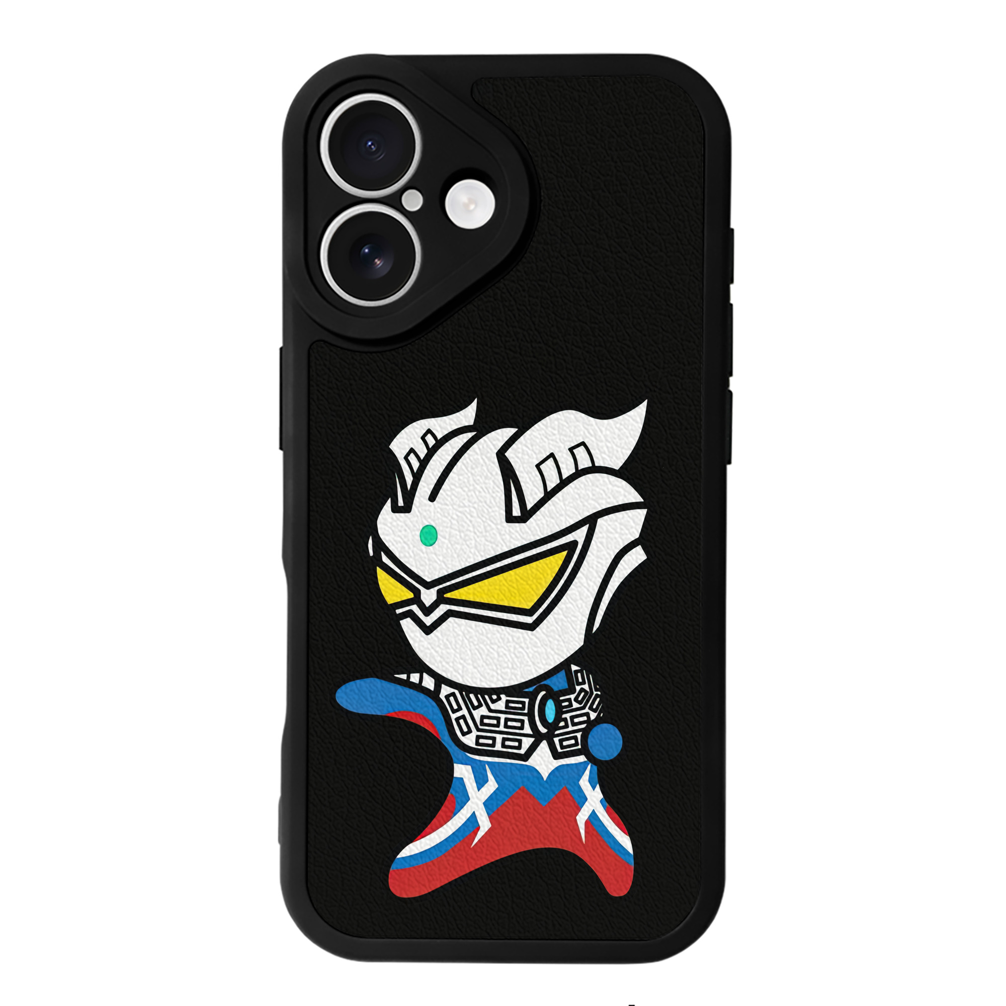 （画像用） ウルトラマン Ultraman 【iPhone 16シリーズ対応】シリコンスマホケース（レザー調） 材質：シリコン